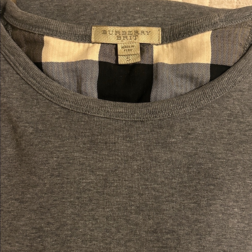 Burberry Charcoal Crewneck Sweater for Men